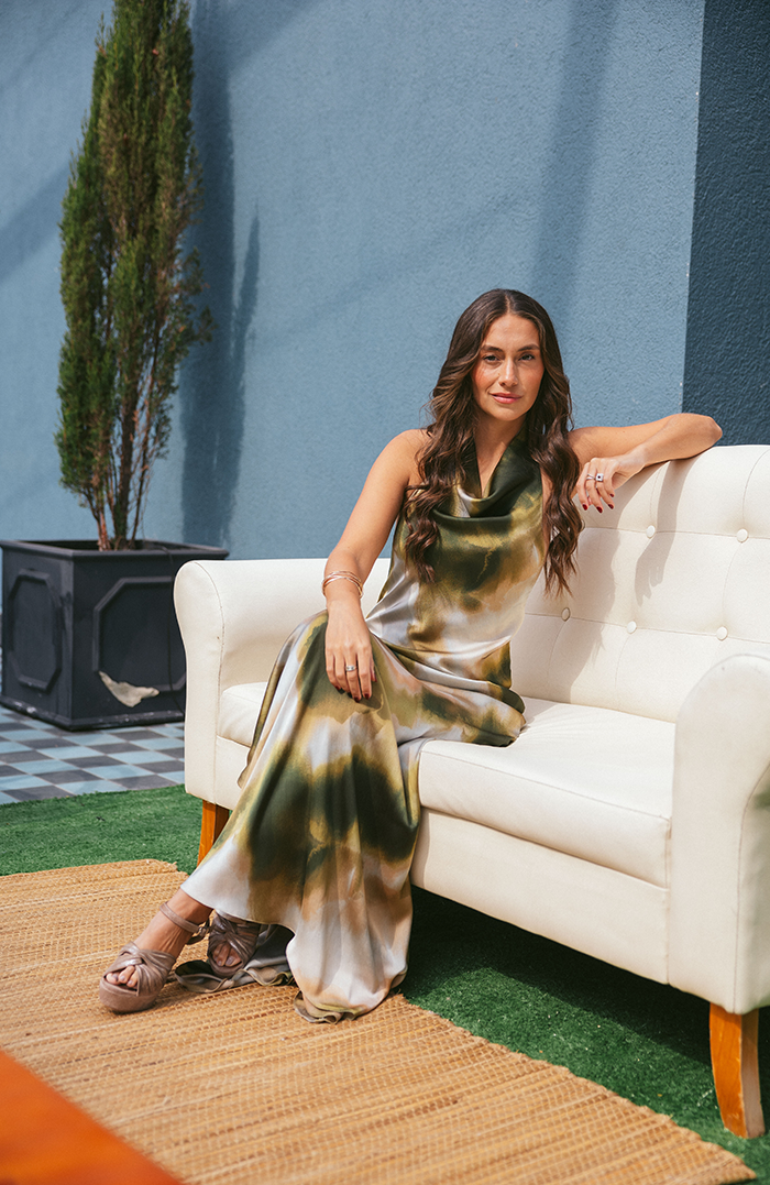 PRE ORDER: MAXI VESTIDO CANNES EDICIÓN LIMITADA VERDE MUSGO