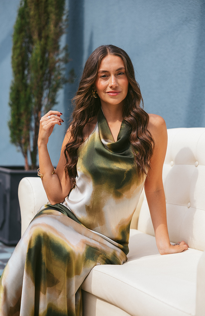 PRE ORDER: MAXI VESTIDO CANNES EDICIÓN LIMITADA VERDE MUSGO