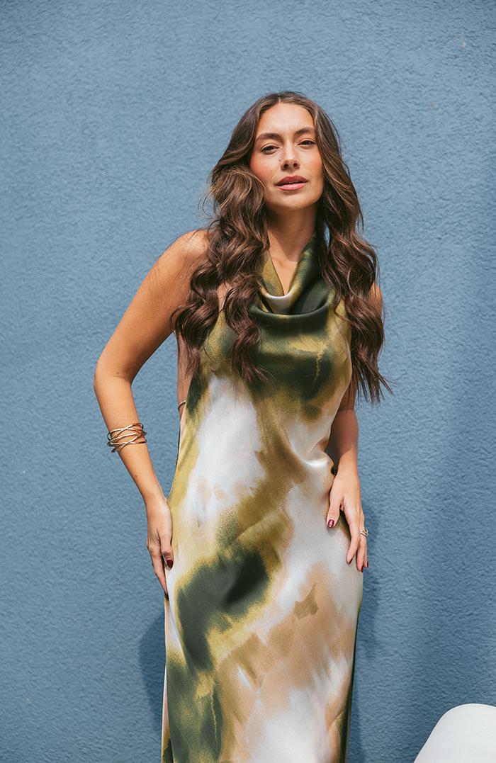 PRE ORDER: MAXI VESTIDO CANNES EDICIÓN LIMITADA VERDE MUSGO