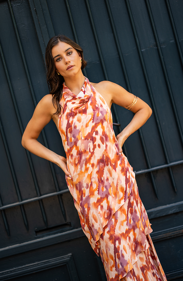 PRE ORDER: MAXI VESTIDO ANDALUCIA EDICIÓN LIMITADA TERRACOTA