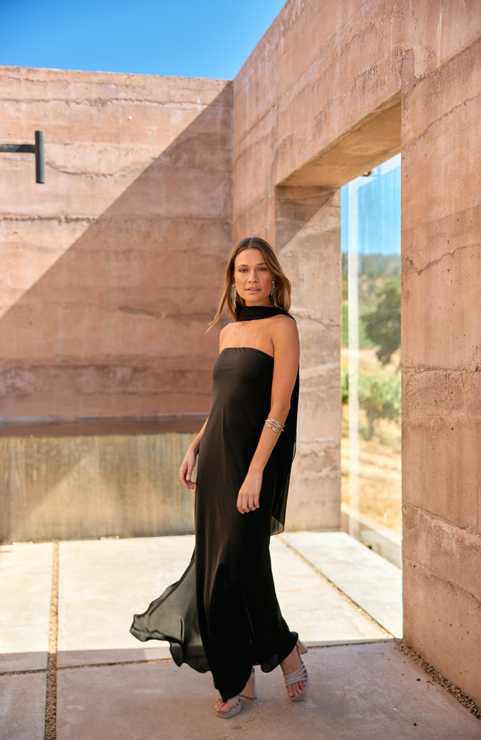 PRE ORDER: MAXI STRAPLESS CASABLANCA COLORES + PAÑUELO