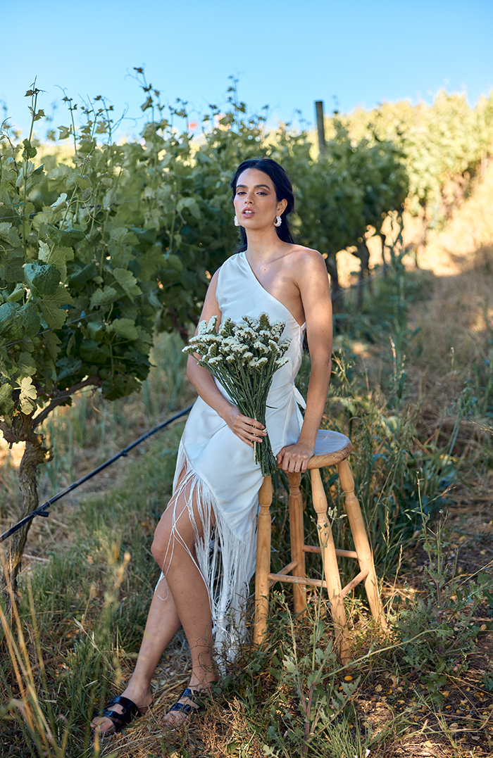 PRE ORDER NOVIAS: VESTIDO MAXI MÁLAGA SEDA