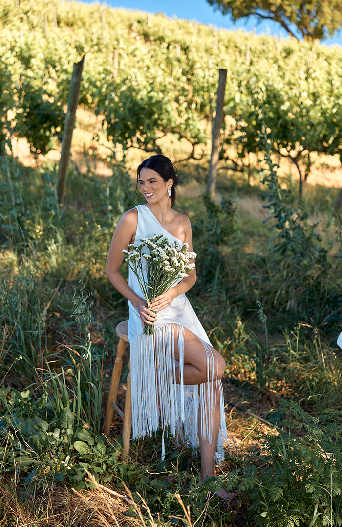 PRE ORDER NOVIAS: VESTIDO MAXI MÁLAGA SEDA