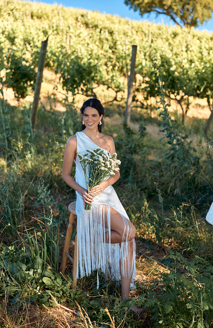 PRE ORDER NOVIAS: VESTIDO MAXI MÁLAGA SEDA