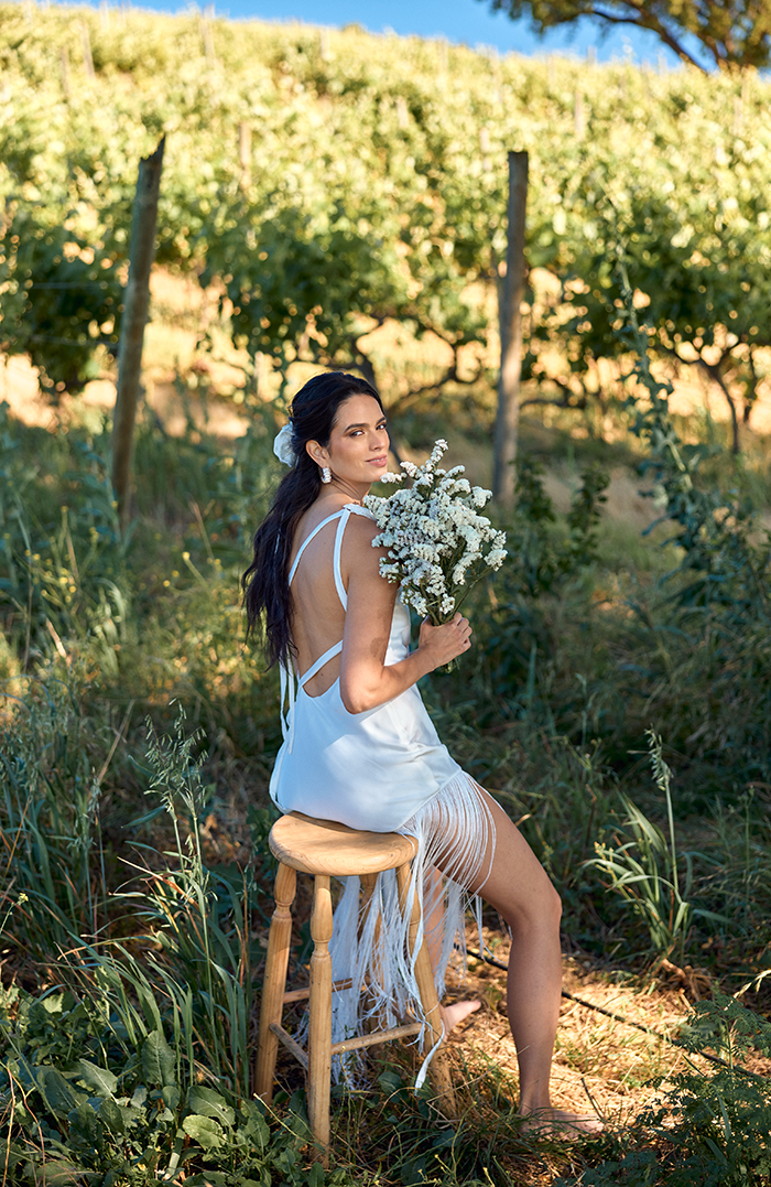 PRE ORDER NOVIAS: VESTIDO MAXI MÁLAGA SEDA