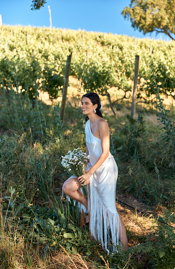 PRE ORDER NOVIAS: VESTIDO MAXI MÁLAGA SEDA