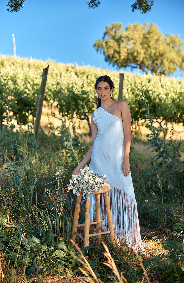 PRE ORDER NOVIAS: VESTIDO MAXI MÁLAGA SEDA