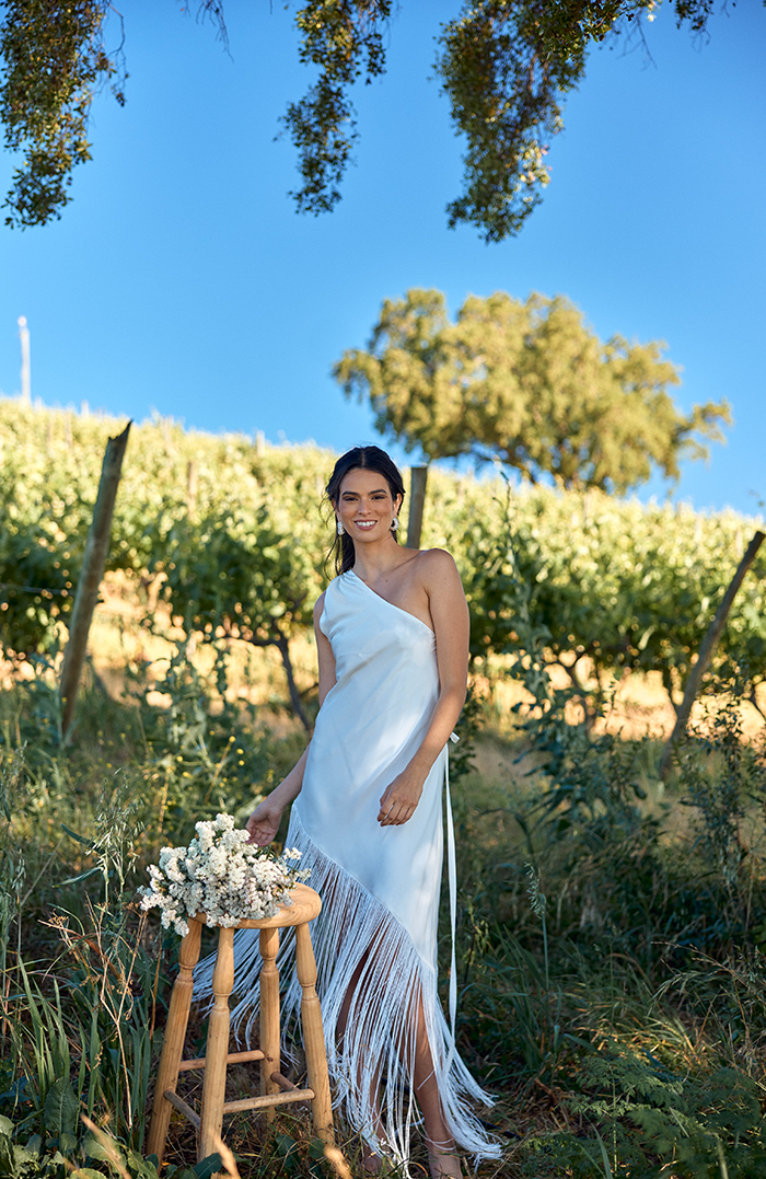 PRE ORDER NOVIAS: VESTIDO MAXI MÁLAGA SEDA