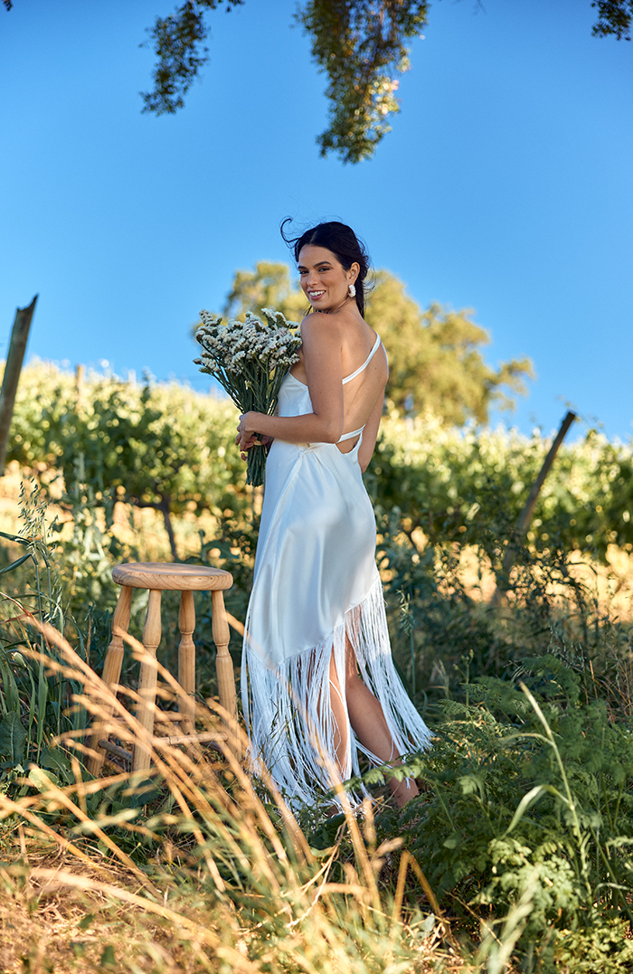 PRE ORDER NOVIAS: VESTIDO MAXI MÁLAGA SEDA