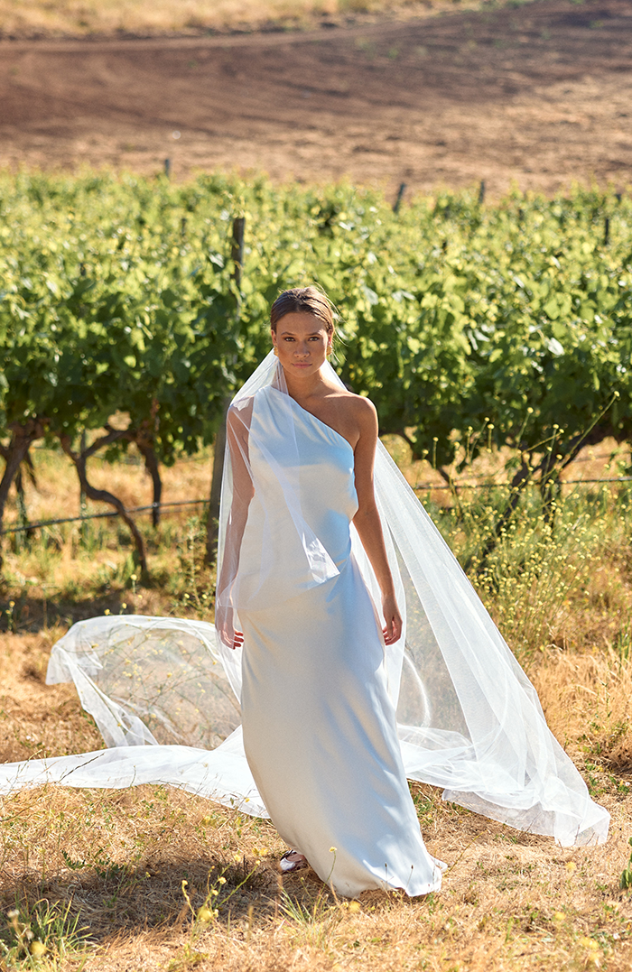 PRE ORDER NOVIAS: VESTIDO MAXI LIGURIA SEDA