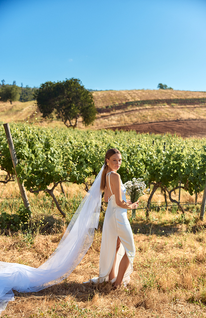 PRE ORDER NOVIAS: VESTIDO MAXI LIGURIA SEDA