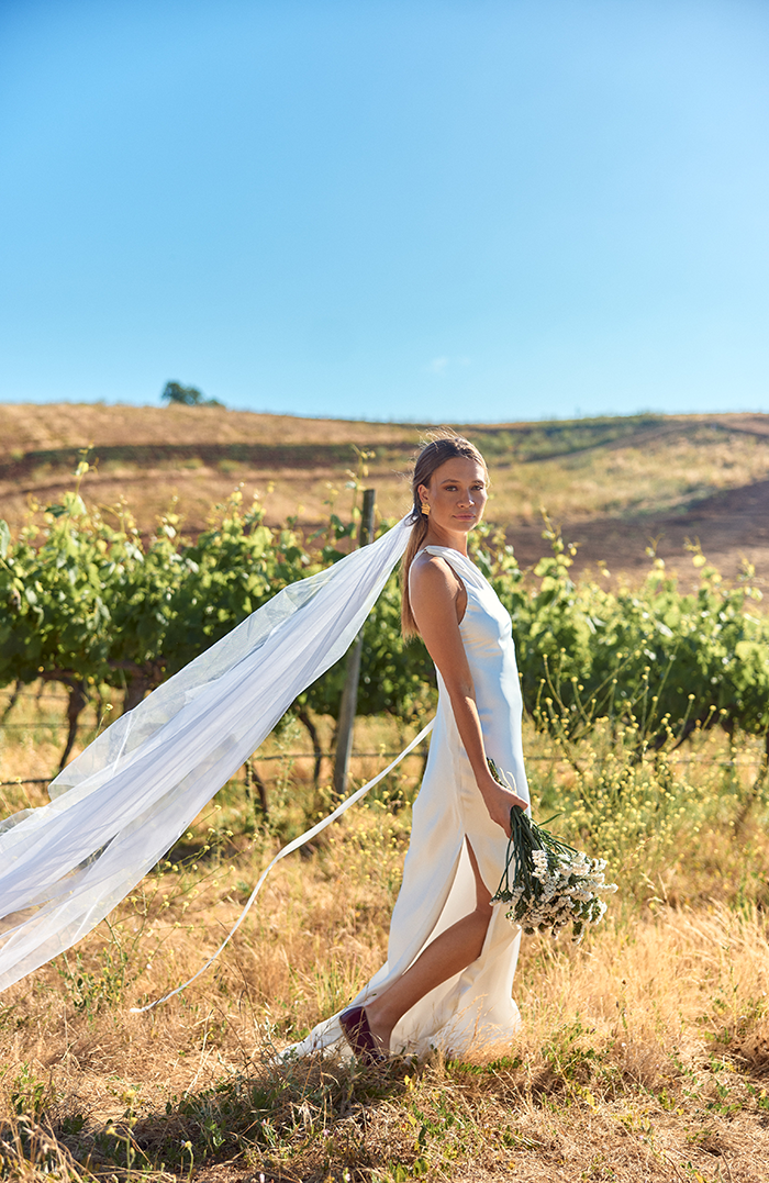 PRE ORDER NOVIAS: VESTIDO MAXI LIGURIA SEDA