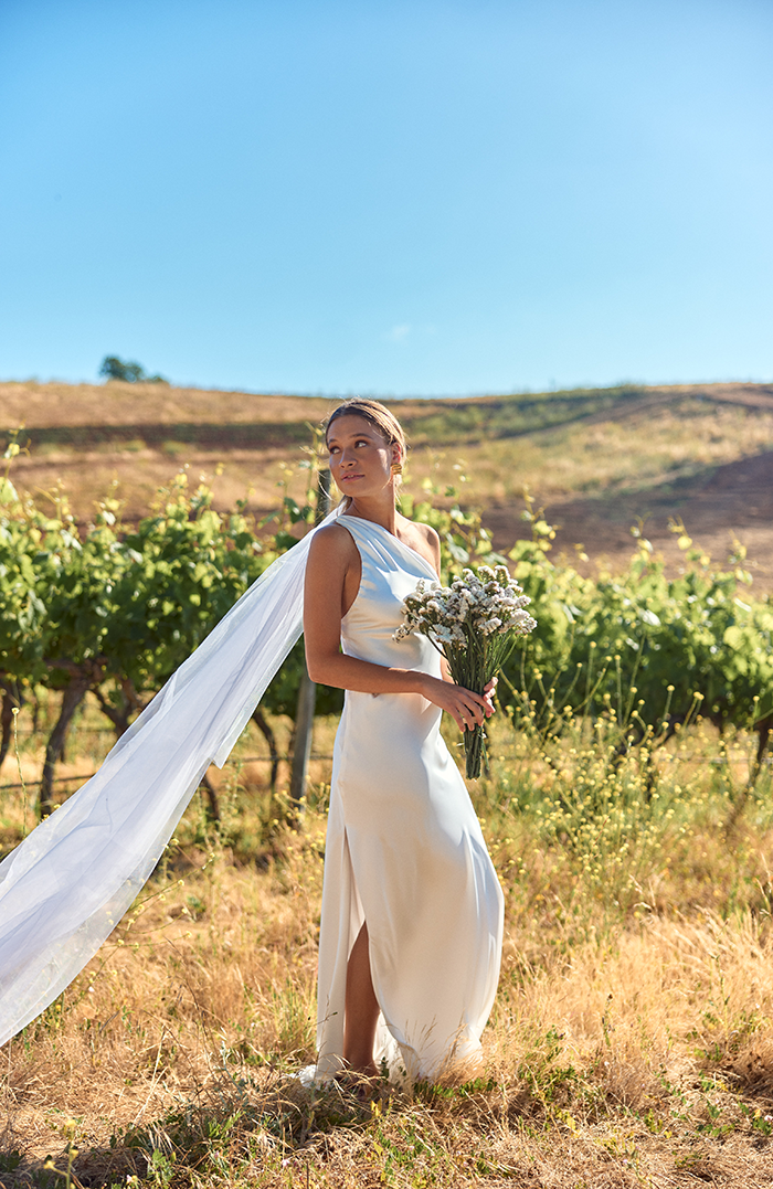 PRE ORDER NOVIAS: VESTIDO MAXI LIGURIA SEDA